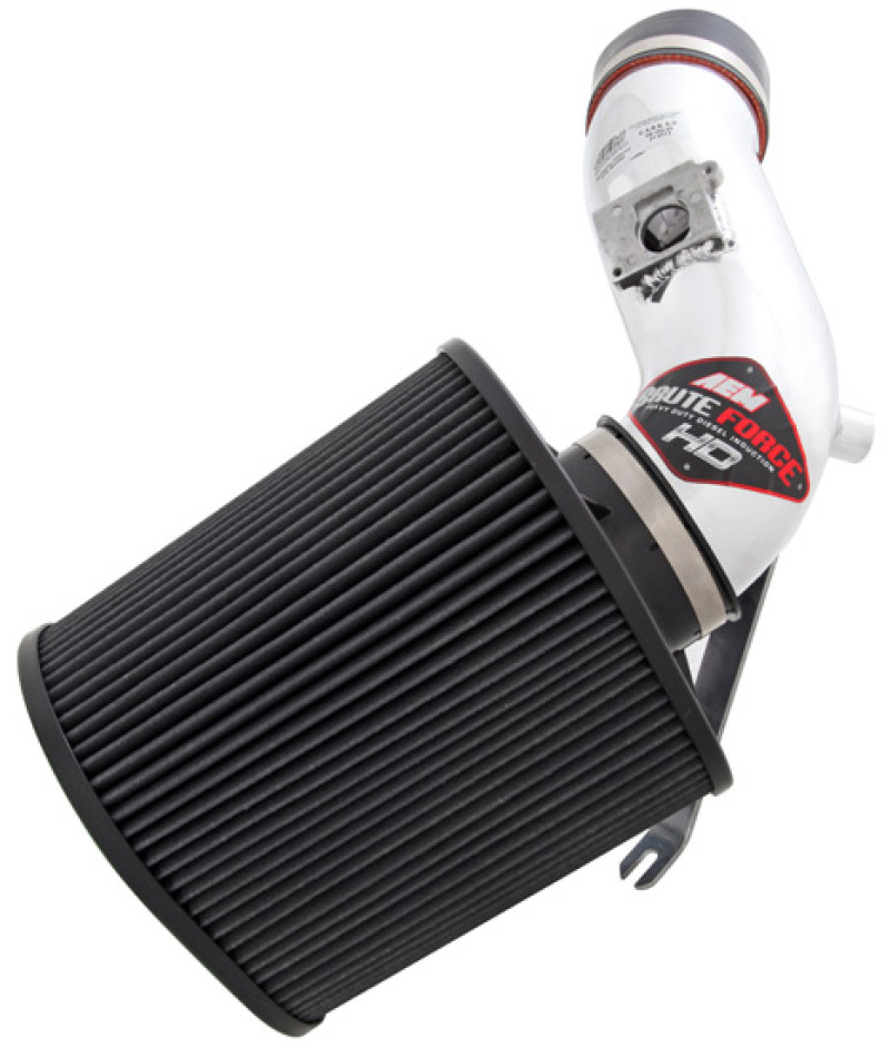 AEM fits 04-06 Ford F Series Super Duty Diesel Polished Workhorse 6.0L Power Stroke Intake - 21-9113DP