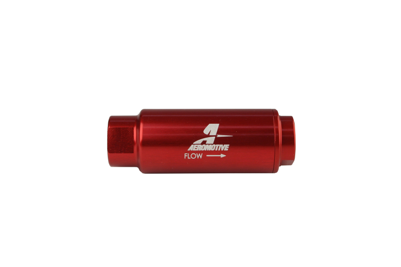 Aeromotive 12316 In-Line Fuel Filter - 100 Micron 3/8 in NPT Female Inlet/Outlet