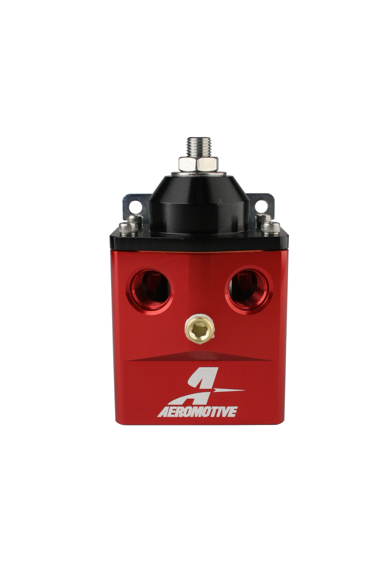 Aeromotive 13203 Fuel Pressure Regulator 5-15 psi Red & Black Anodized Universal