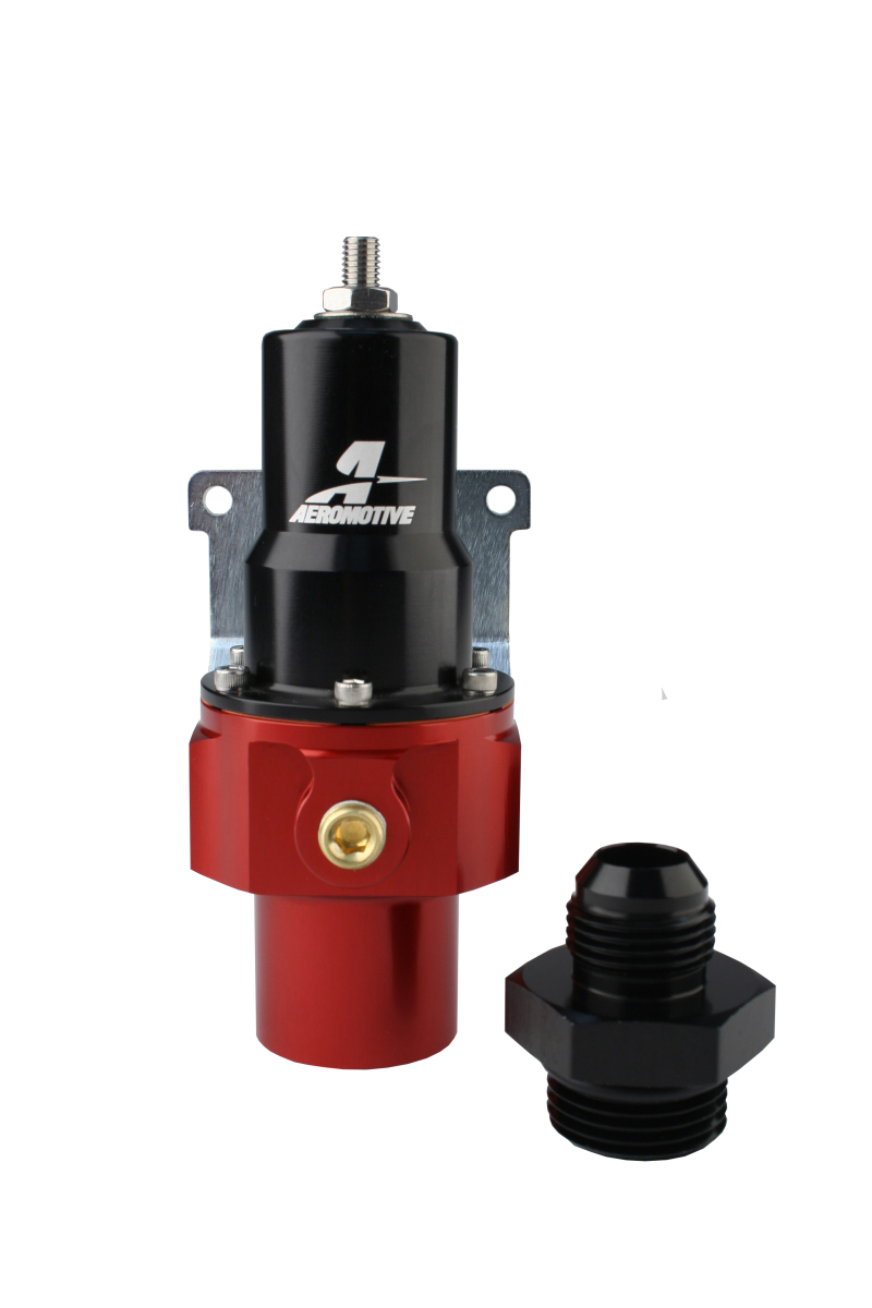 Aeromotive 13210 Fuel Pressure Regulator Pro Red Black Anodized 1 Inlet 2 Oulets