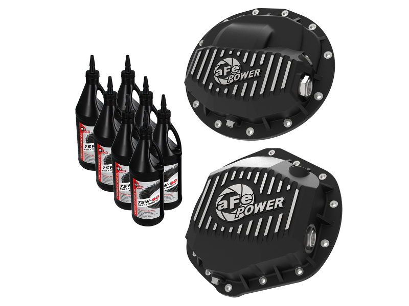 aFe Power 46-70402-PL Pro Series Front & Rear Differential Covers NEW