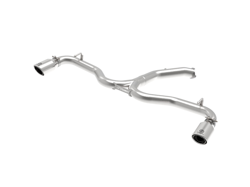 AFE 49-37002-1P Takeda 3in to 2-1/2in 304 SS Axle-Back Exhaust w/Polished Tip