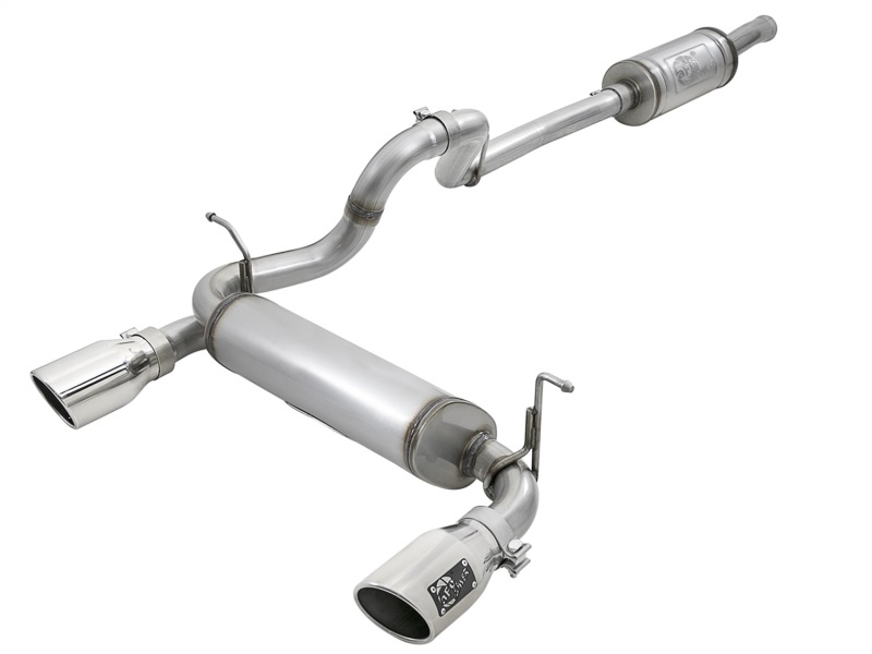 aFe 49-48066-P Rebel Series Cat-Back Exhaust System For 20-21 Wrangler 3.6L