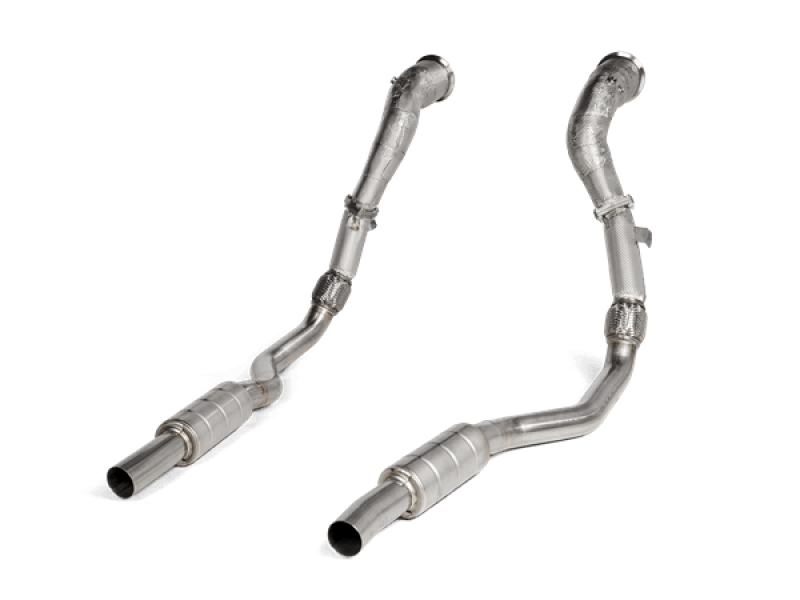 Akrapovic fits 2020 Audi RS6 Avant (C8) DownPipe (SS) w/Link Pipe Set (Does Not Fit w/L-AU/SS/6) - DP/L-AU/SS/1