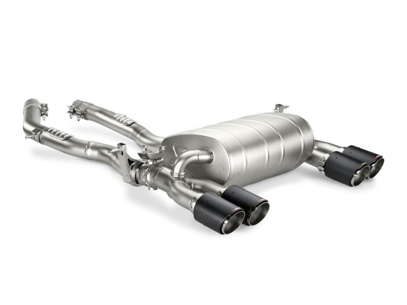 Akrapovic M-BM/T/8H Slip-On Line Exhaust System (Titanium); For BMW M3/M4