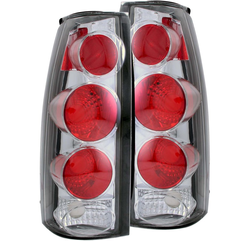 ANZO 1999-2000 Cadillac Escalade Taillights Smoke 3D Style - 211155