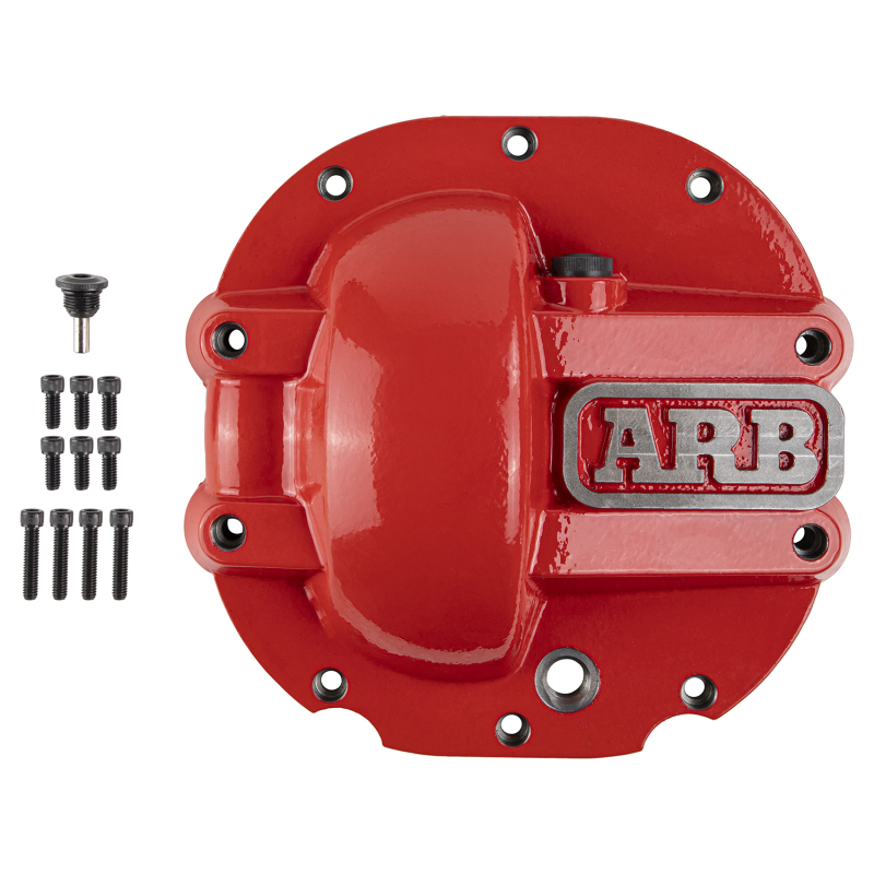 ARB 0750006 Universal 8.8 Iron Rear Differential Cover Red Powder Coated NEW