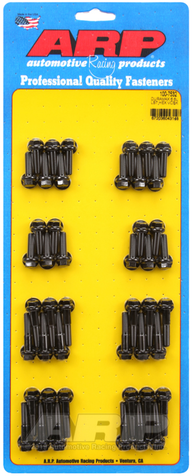 ARP 100-7532 Valve Cover Bolt Kit For Duramax 6.6L LB7 Hex