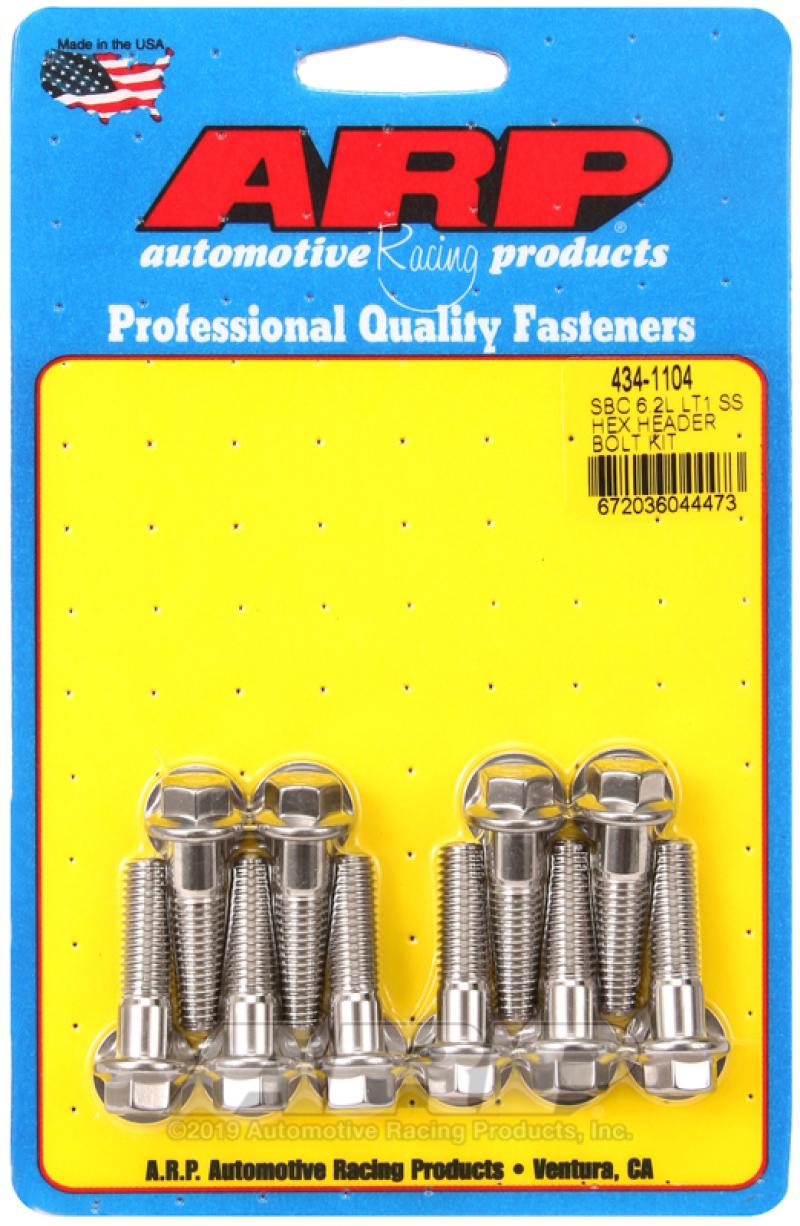 ARP 434-1104 - Header Bolt Kit SB For Chevy Lt1 6.2L