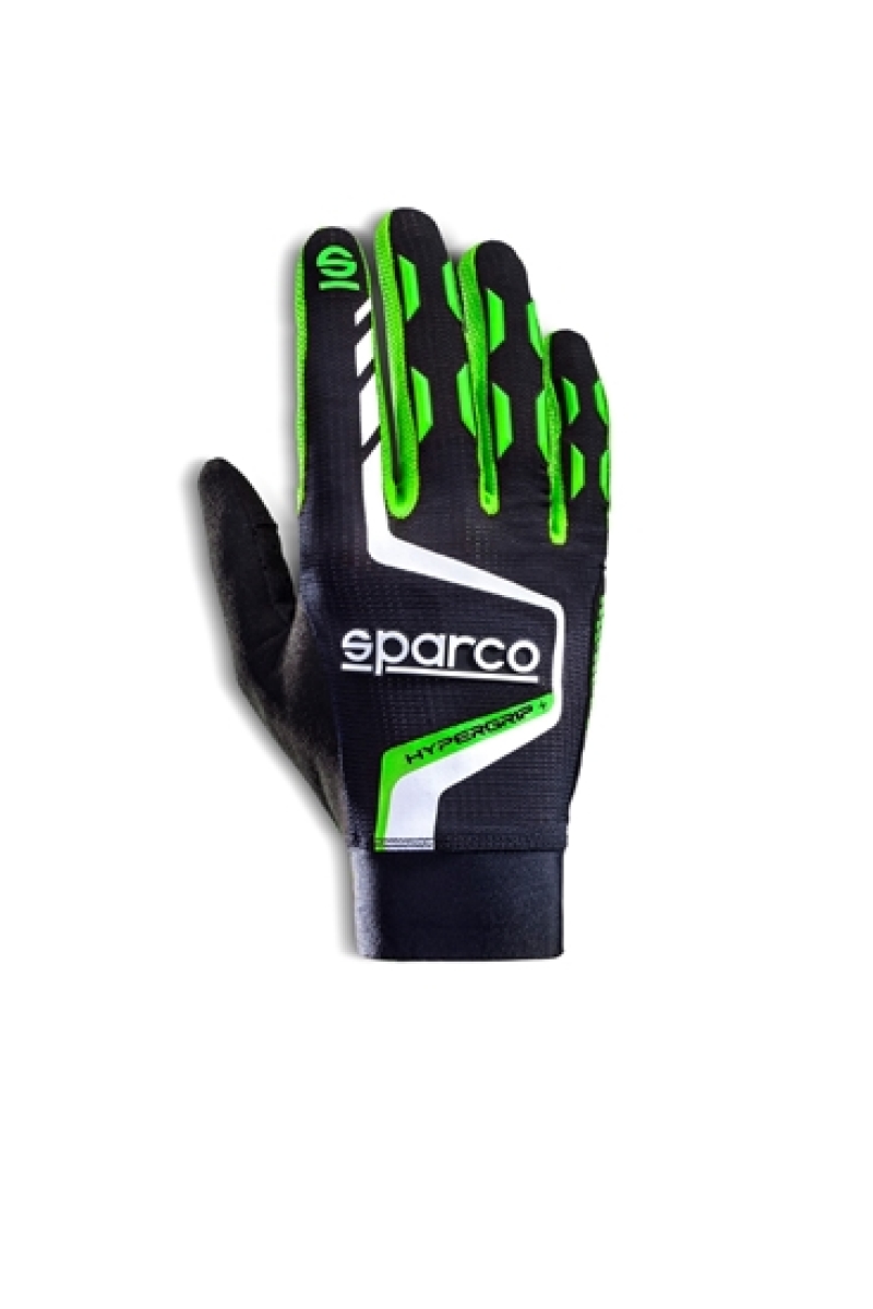 Sparco Gloves Hypergrip+ 10 Black/Green - 00209510NRVF