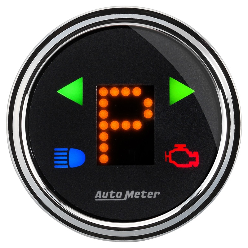 Auto Meter 1460 2-1/16" Designer Black Auto Transmission Shift Indicator