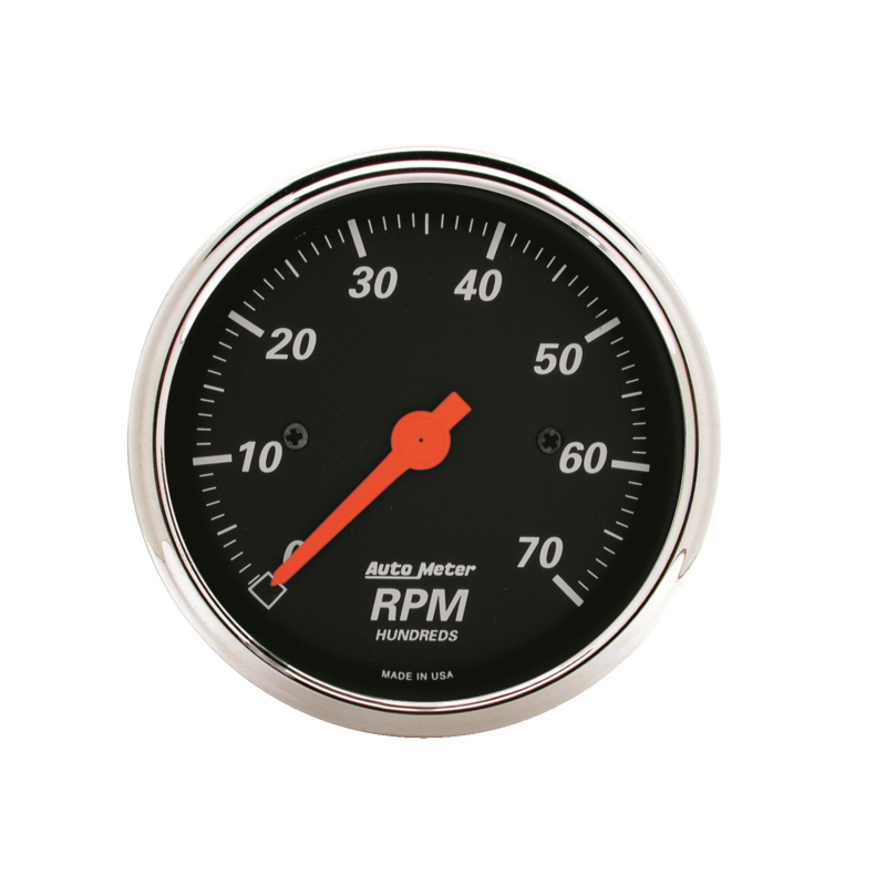 Auto Meter 1478 3-1/8" In-Dash Tachometer; 0-7;000 RPM; Designer Black