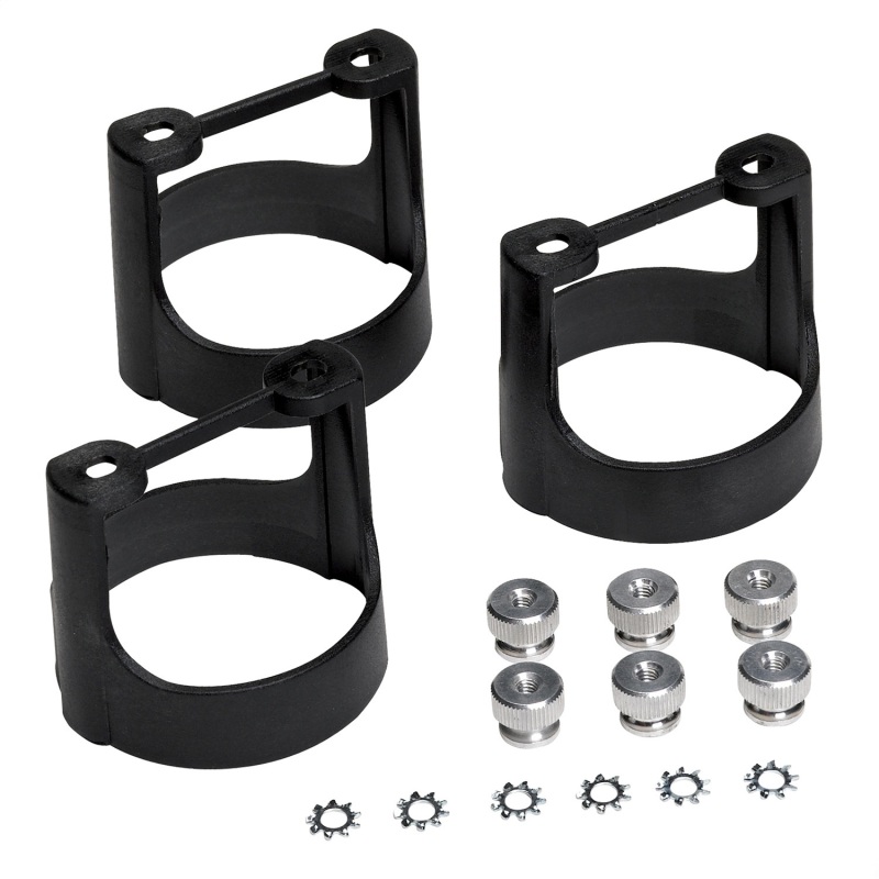 Auto Meter 2230 Gauge Bracket Kit 2-1/16" Black Composite Qty 3