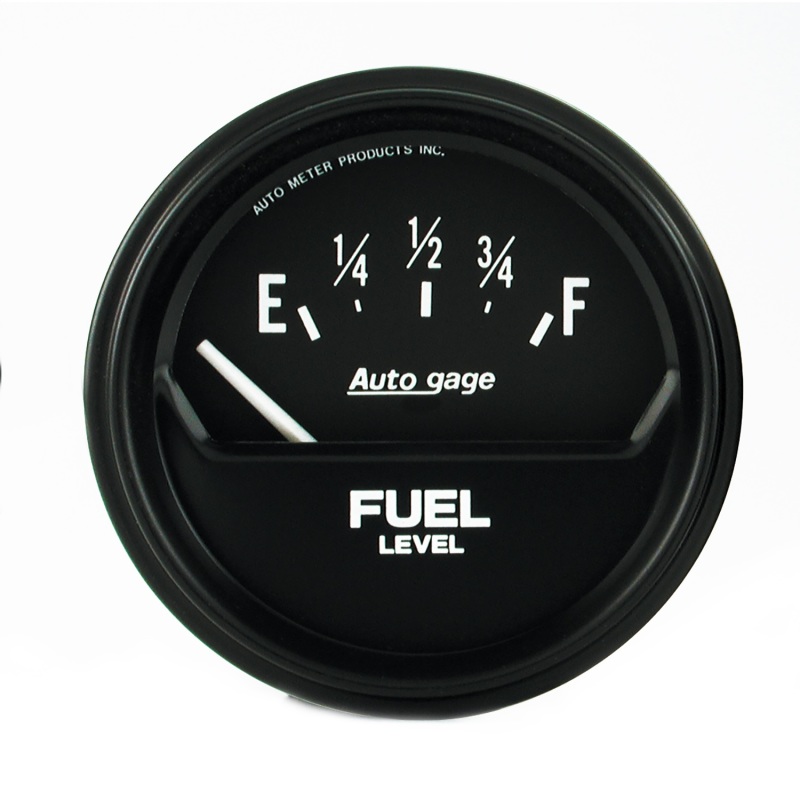 Auto Meter 2316 2-5/8" For GM Fuel Level Gauge; 0-90 Ohm; Short Sweep