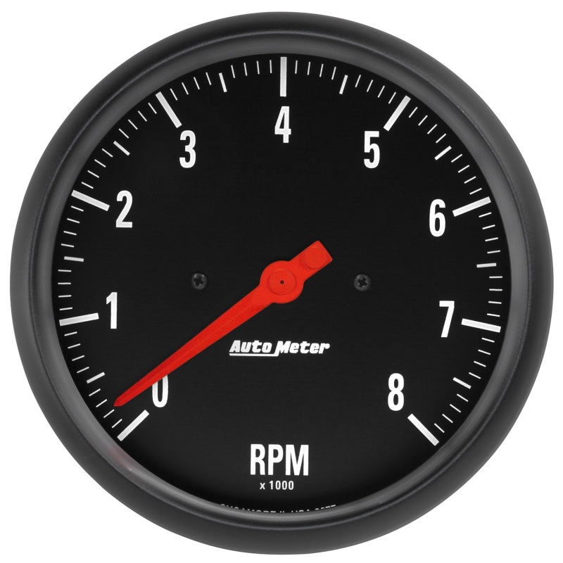 Auto Meter 2677 5" In-Dash Tachometer; 0-8;000 RPM; Z-Series