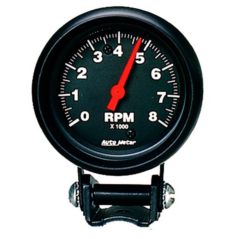 Auto Meter 2892 2-5/8" Pedestal Tachometer 0-8;000 Rpm Z-Series