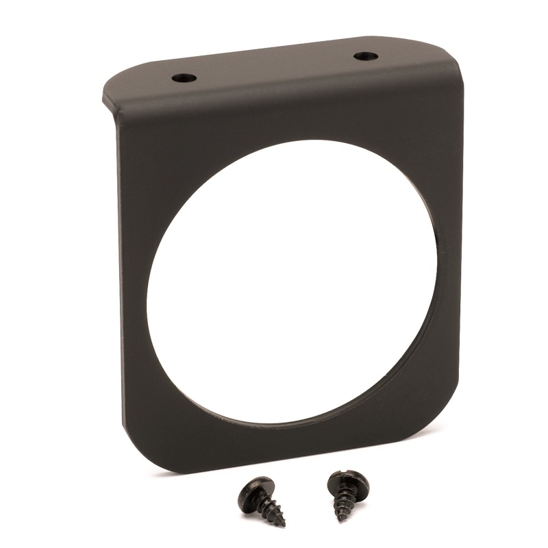 Auto Meter 3231 Single Gauge Mounting Panel 2-5/8" Black Aluminum