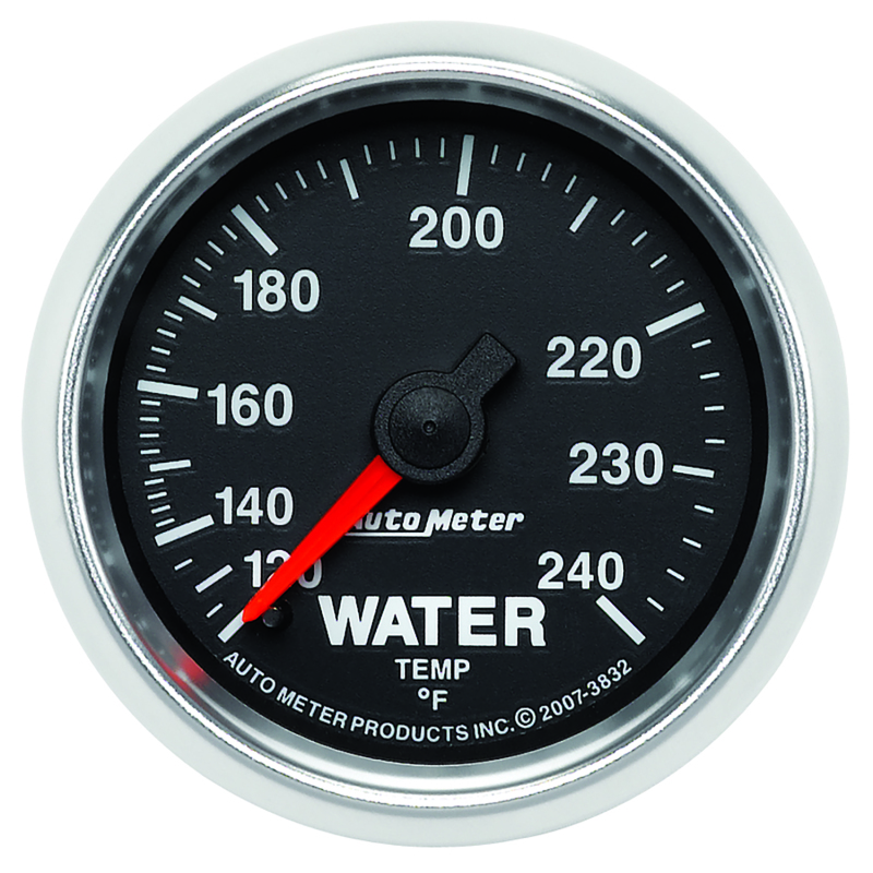 Auto Meter 3832 Gauge Water Temp 2 1/16In. 120-240Deg.F Mechanical Gs NEW