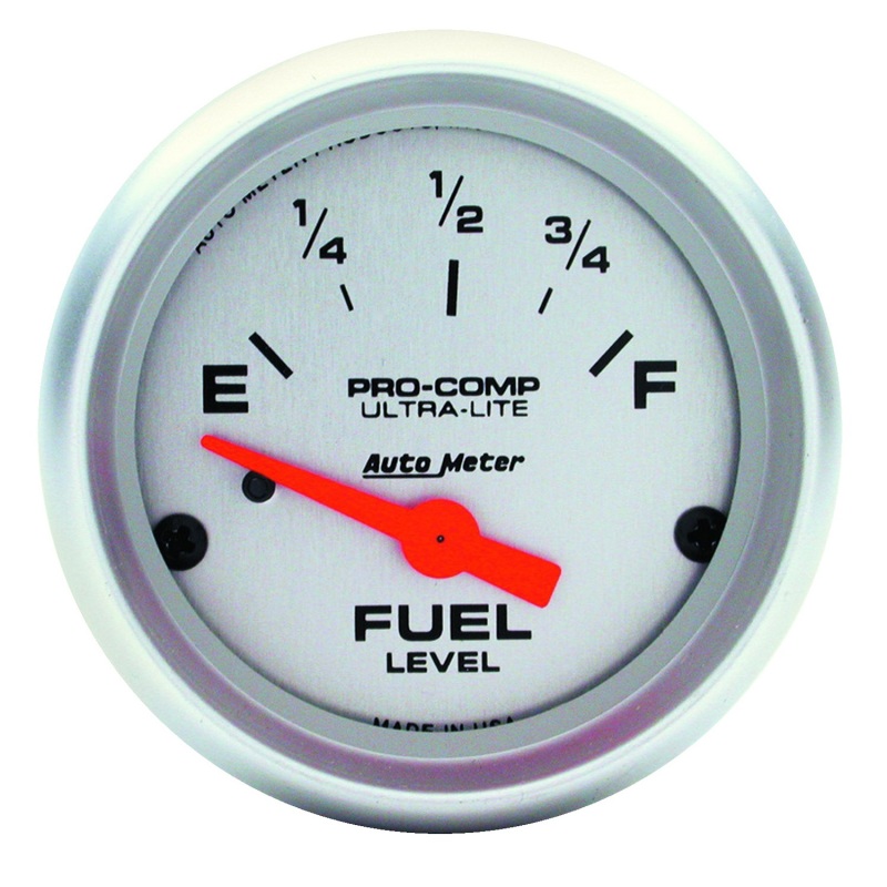 Auto Meter 4316 2-1/16" Ultra-Lite Elec Fuel Level Gauge/240-33 Ohm/Air-Core