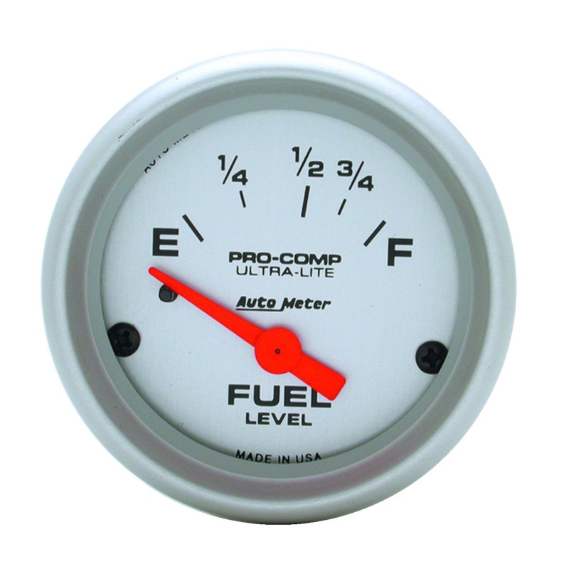 Auto Meter 4318 2-1/16" Ultra-Lite Electric Fuel Level 16-158 Ohm Air-Core
