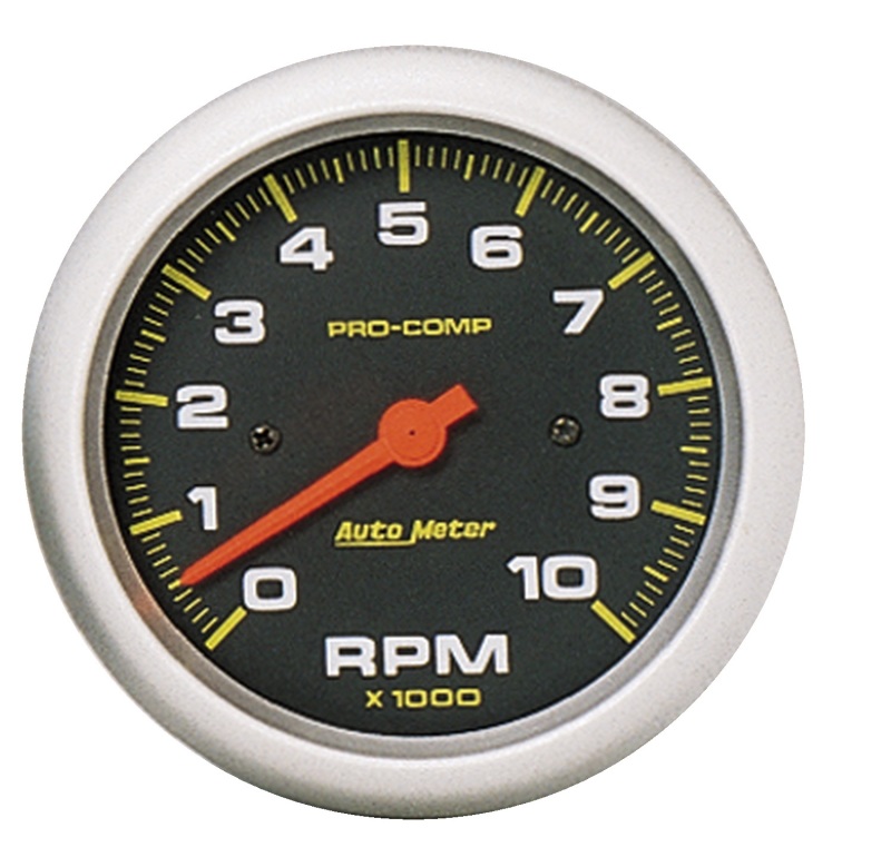 Auto Meter 5161 3-3/8" Pro-Comp In-Dash Elec Tachometer Gauge 0-10;000 RPM