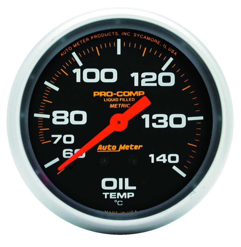 Auto Meter 5441 2-5/8" Pro-Comp Mechanical Oil Temperature 140-280 F NEW - 5441