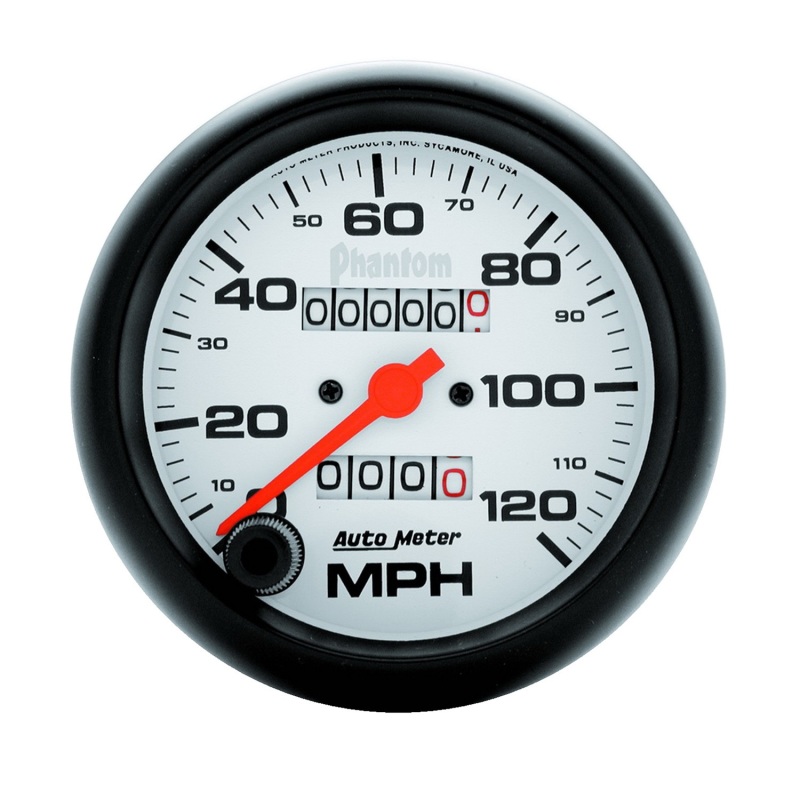 Auto Meter 5892 3-3/8" Phantom Mechanical Speedometer 0-120 MPH