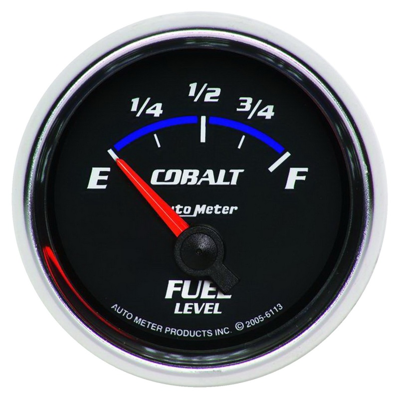 Auto Meter 6113 2-1/16" For GM Cobalt Electric Fuel Level Gauge; Air-Core