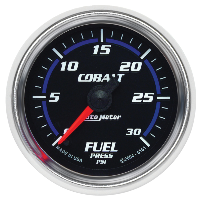 Auto Meter 6161 Gauge Fuel Pressure 2 1/16In. 30Psi Digital Stepper Motor Cobalt