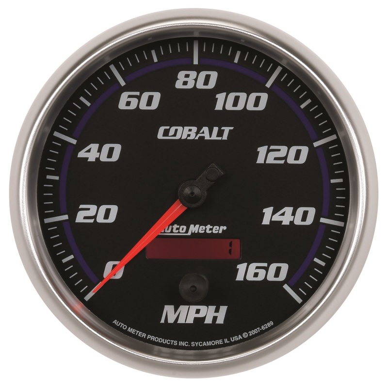 Auto Meter 6289 Gauge Speedometer 5In. 160Mph Elec. Programmable Cobalt NEW