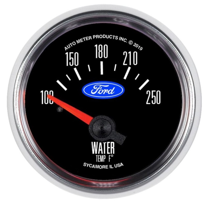 Autometer Ford 2-1/16in. 100F-250F Electric Water Temp Gauge - 880822