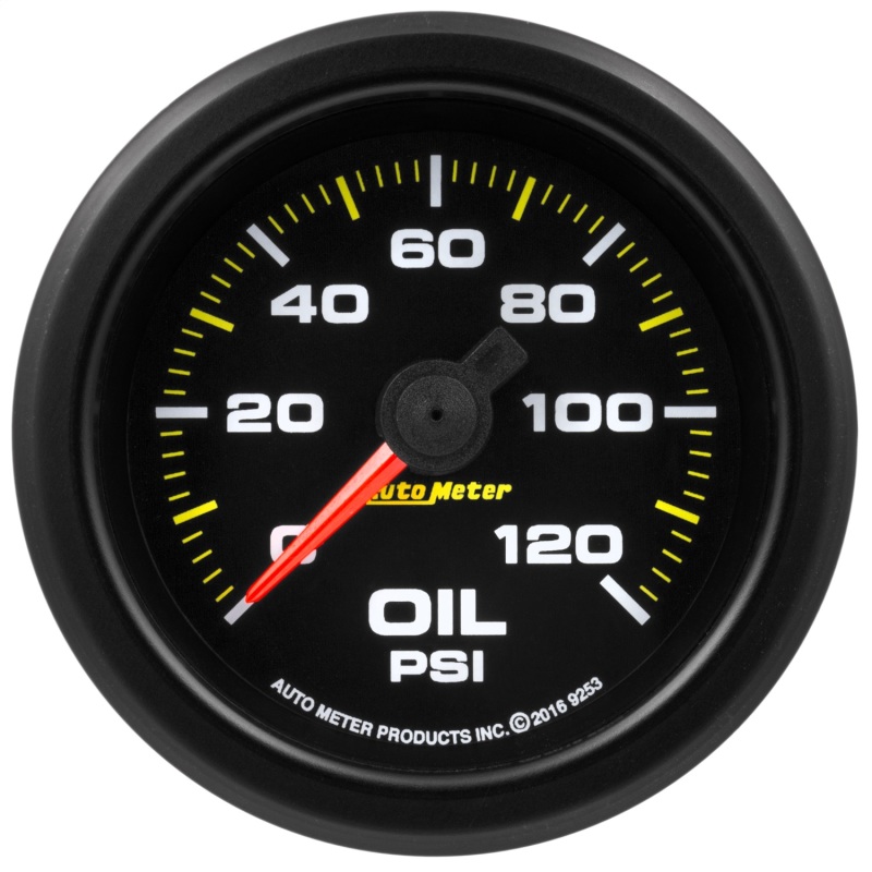 Auto Meter 9253 Extreme Environment 2-1/16" Oil Pressure 120psi - w/ Warn