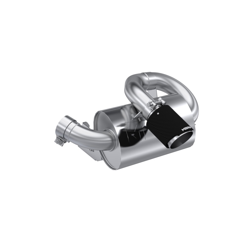 MBRP 21-22 Can-Am Commander 1000R Slip On Exhaust Center Exit - Performance Series - AT-9215PT