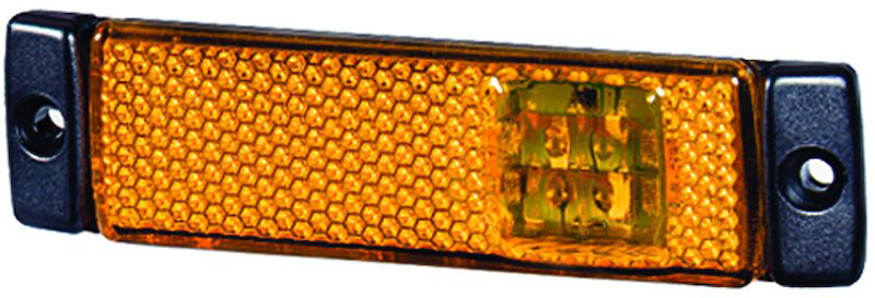 Hella 8645 Series 12V Amber Side Marker Lamp - 008645011