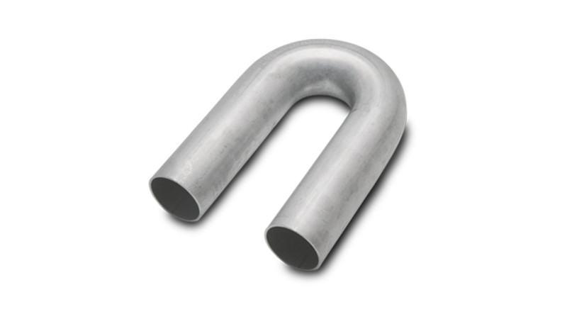 Vibrant 321 Stainless Steel 180 Degree Mandrel Bend 2.25in OD x 3.375in CLR 16 Gauge Wall Thickness - 13846
