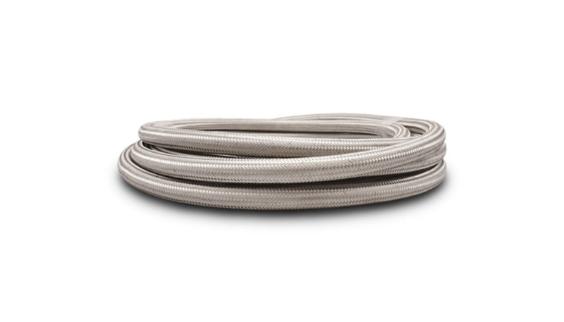 Vibrant Stainless Steel Braided Flex Hose w/PTFE Liner AN -3 (20ft Roll) - 18423