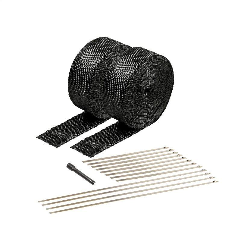 DEI Exhaust Wrap Kit - Black Titanium Wrap Locking Ties & Locking Tie Tool - 10073