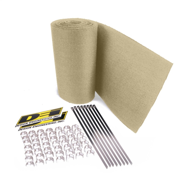 DEI Exhaust Wrap Kit - 4 and 6 Cylinder - Speed Sleeves - Tan - 10114
