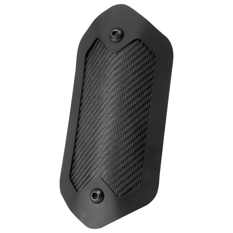 DEI Powersport Flexible Heat Shield w/ Double Black Finish - 3.5in x 6.5in - Black / Onyx - 10926