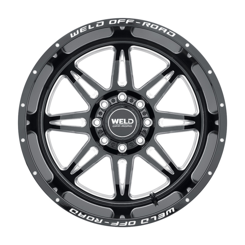 Weld Cheyenne W132 Series 20x10 / 8x170 BP / -18 Offset / 4.75 BS / 125.1 Bore - Gloss Black MIL - W13200017475