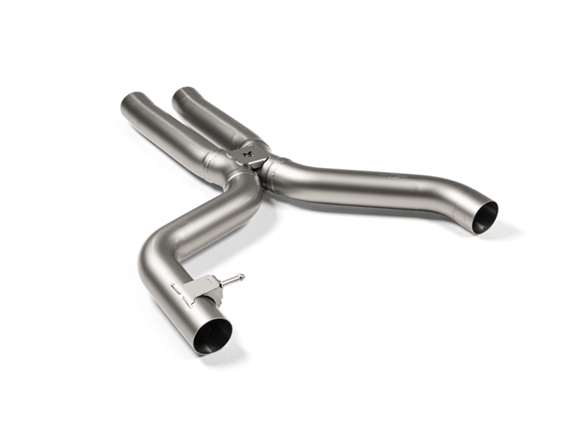 Akrapovic 2021 BMW M3 (G80) Evolution Short Link Pipe Set w/o Resonator  (Titanium) - E-BM/T/14