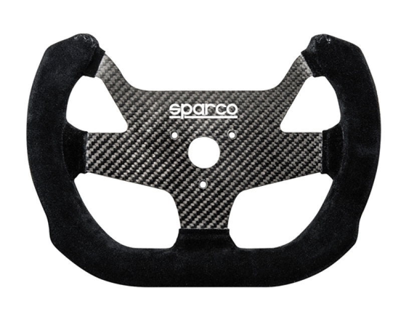Sparco Steering Wheel F10C Carbon Suede Black - 015PC270SSN