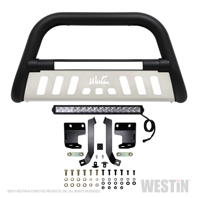 Westin 19-22 Ford Ranger Ultimate LED Bull Bar - Tex. Blk - 32-3985L