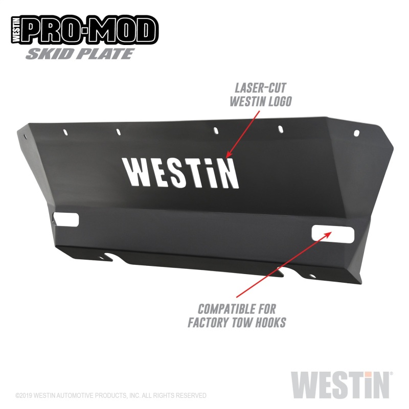 Westin 15-20 Chevrolet Colorado Pro-Mod Skid Plate - Tex. Blk - 58-71155