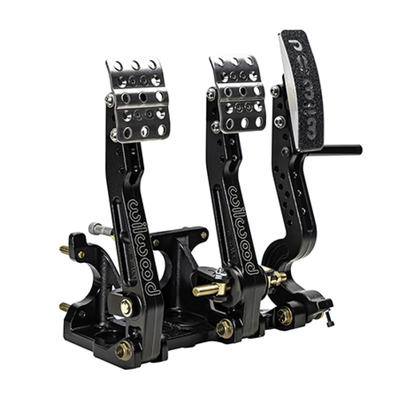 Wilwood Adjustable Balance Bar Brake, Clutch, Throttle - Floor Mount - 4.75-5.75:1 - 340-16602