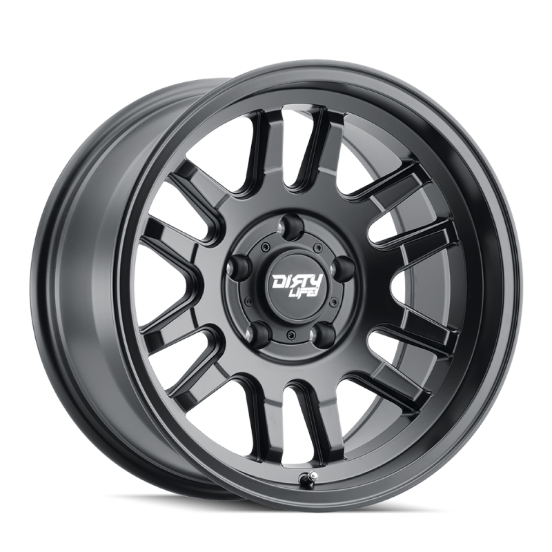 Dirty Life 9310 Canyon 17x9 / 6x139.7 BP / -12mm Offset / 106mm Hub Matte Black Wheel - 9310-7983MB12