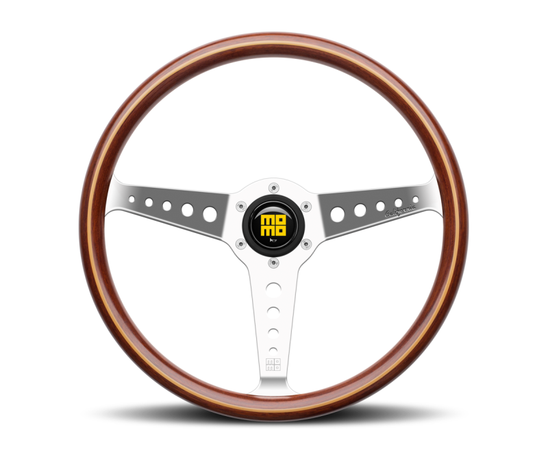 Momo California Wood Steering Wheel 360 mm - Mahogany Wood/Pol Spokes - CAL36WD0P