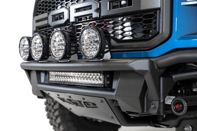 Addictive Desert Designs 17-20 Ford Raptor Pro Bolt-On Front Bumper - Hammer Black - L1157021701NA