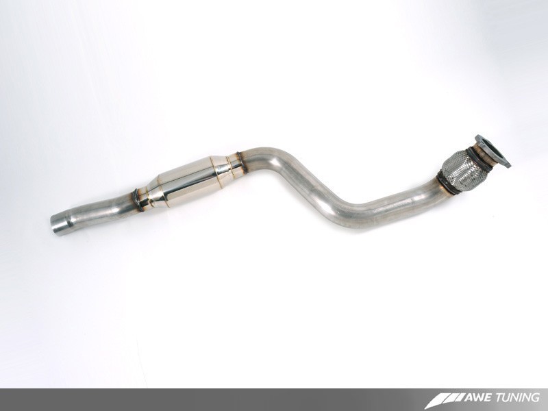 AWE Tuning fits  Audi B8 2.0T Resonated Performance Downpipe for A4 / A5 - 3215-11020