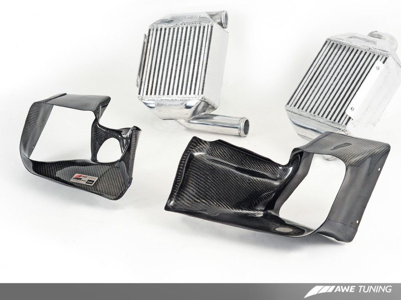 AWE Tuning fits  Audi 2.7T Performance Intercooler Kit - w/Carbon Fiber Shrouds - 4510-11040